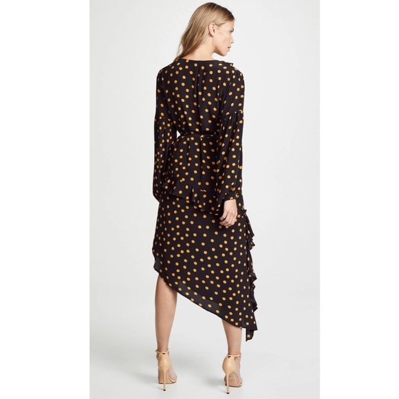 Capulet Pansy Gold Dot Wrap Dress.
Black. Size S MSRP $185 - Picture 4 of 11